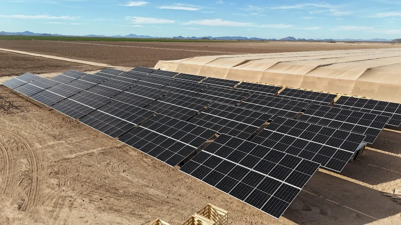 Proyecto solar industrial de 265 kilowatts pico en San Luis Río Colorado, Sonora, operando desde 2024.